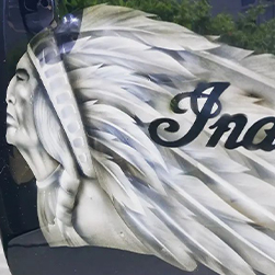 airbrushed indian motorcyclet